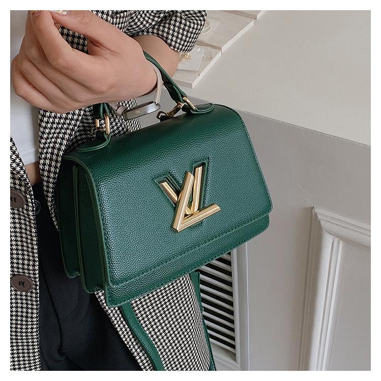 Fashion Litchi Pattern Small Square Bag 1023112824