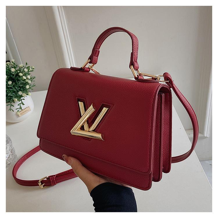 Fashion Litchi Pattern Small Square Bag 1023112824