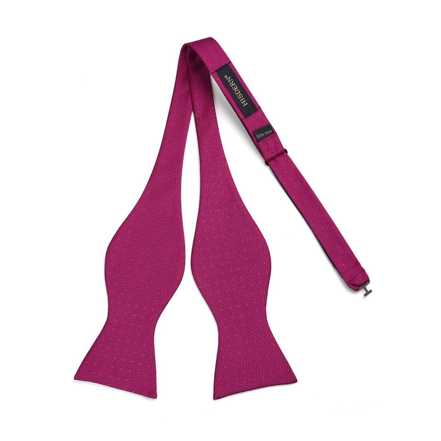 Hisdern Polka Dots Hot Pink Bow Tie Set for Party Wedding