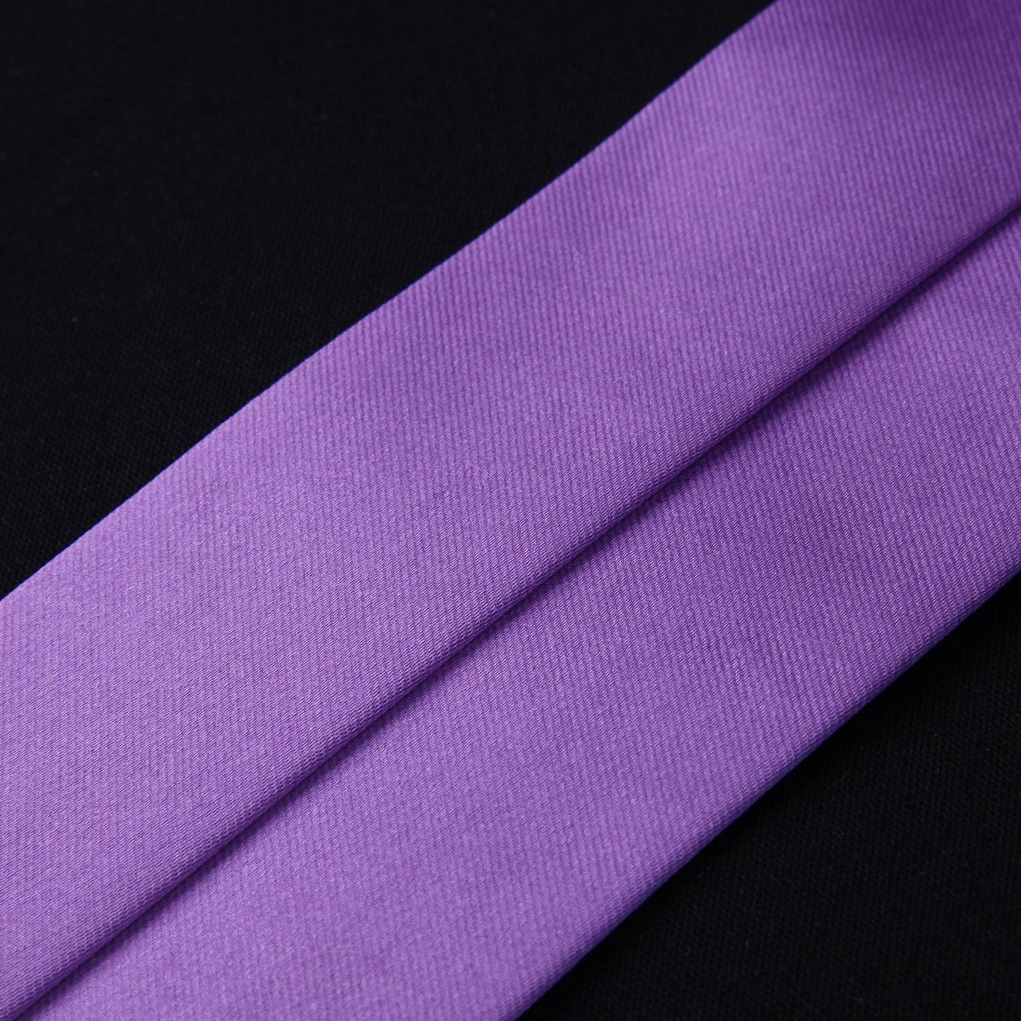 Hisdern Solid Suspenders Pre-Tied Bow Tie Set Purple Formal Wedding Outfit