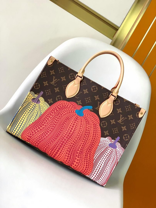 Classic pumpkin V logo Women's bags-xc05202390101