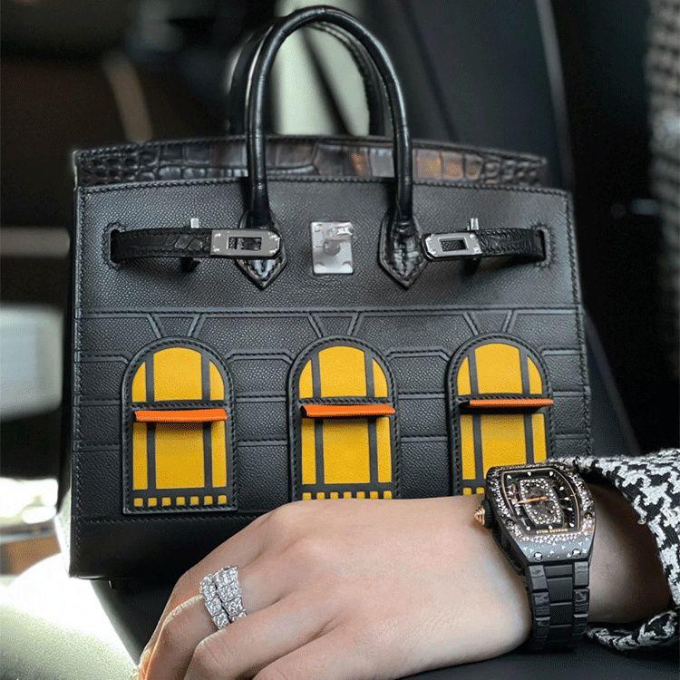 New Fashion H 25cm Logo House Print women's fashion bags