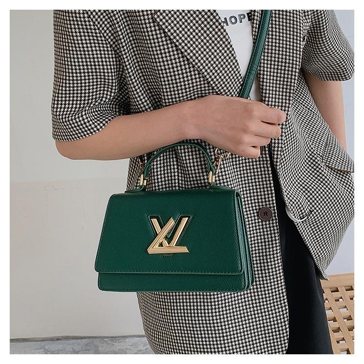 Fashion Litchi Pattern Small Square Bag 1023112824