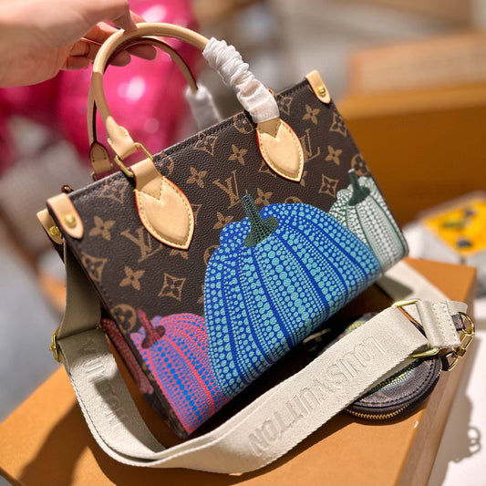 Summer New Classic Floral V Logo Women's Bags-WX0571111