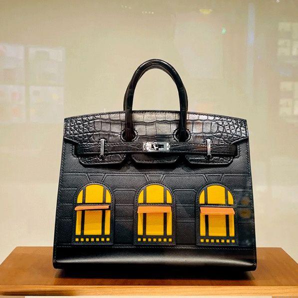 New Fashion H 25cm Logo House Print women's fashion bags