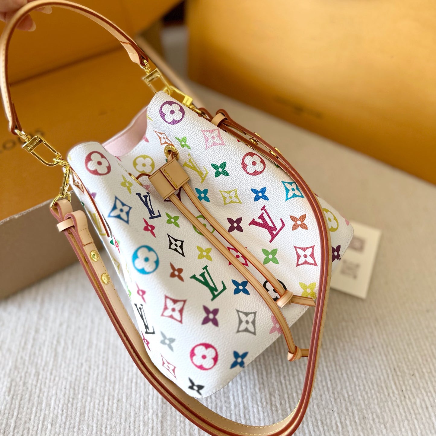 Summer New Classic Floral V Logo Women's Bags-WX0571103