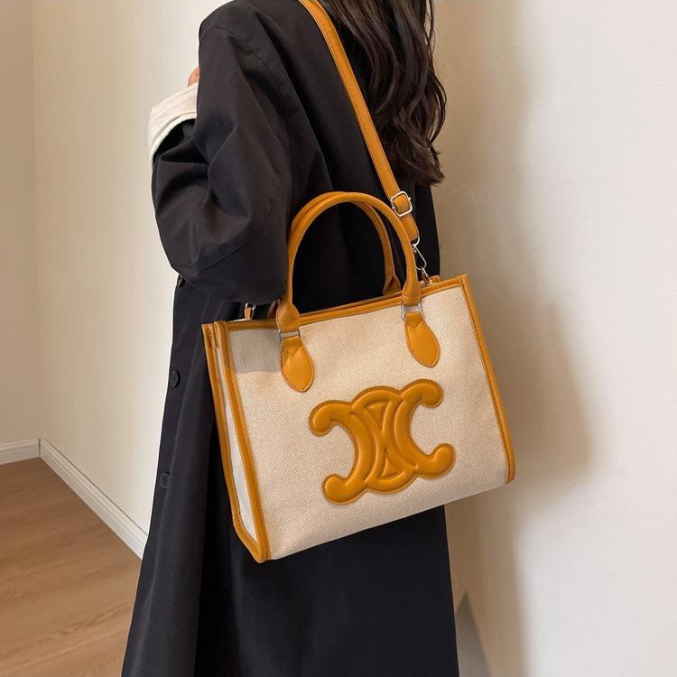 New Commuter All-match Crossbody Bag Large Capacity Canvas Hand Tote Bag 1024041834