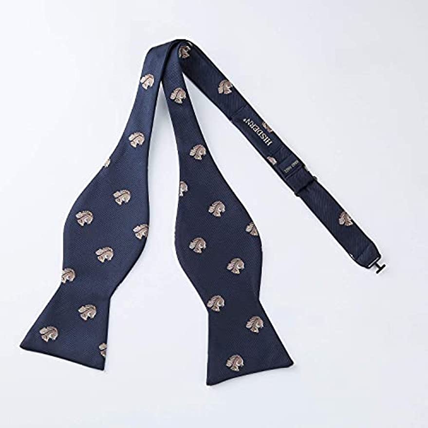 Hisdern Squirrel Blue Animal Bow Tie Accessories Set for Party