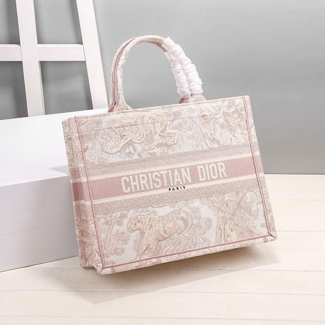 Pink Fashion D Logo Women's Handbags(big Size)