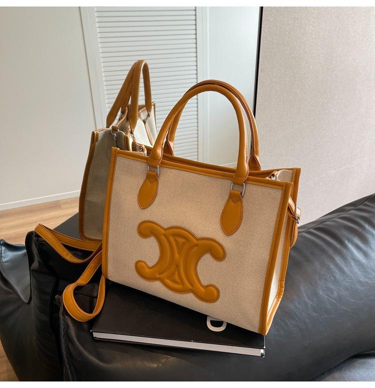New Commuter All-match Crossbody Bag Large Capacity Canvas Hand Tote Bag 1024041834
