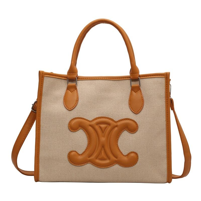New Commuter All-match Crossbody Bag Large Capacity Canvas Hand Tote Bag 1024041834