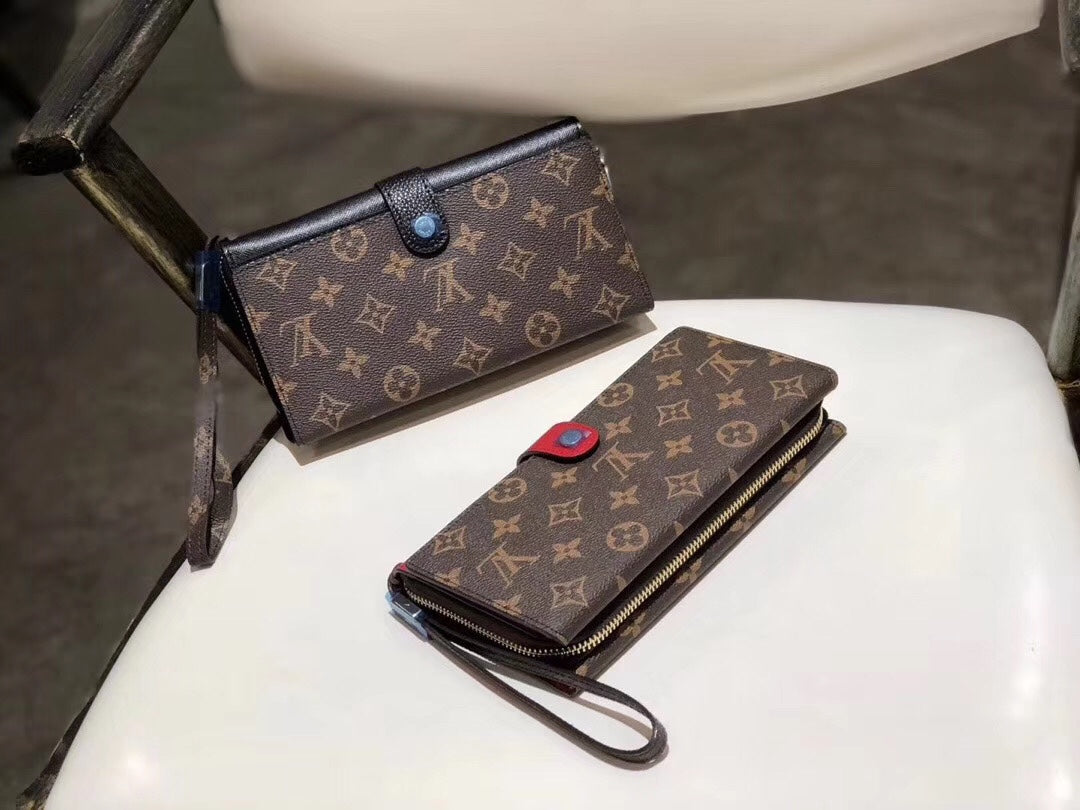 Printed Canvas Edition Zip Coin Purse XCS04199