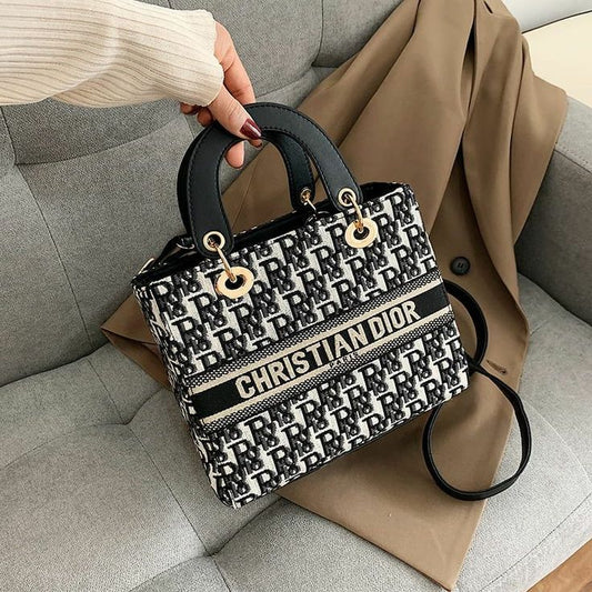 omen's sling bag fashion tote bag, realpict pu leather batam bagPD052025071503