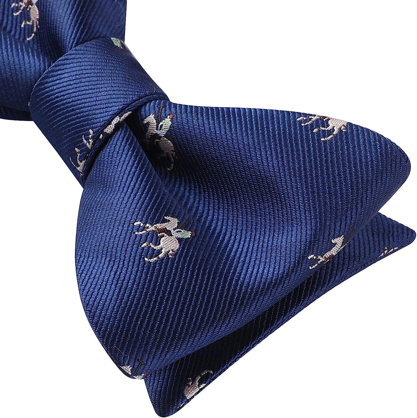 Hisdern Horse Navy Animal Bow Tie Accessories Set for Party