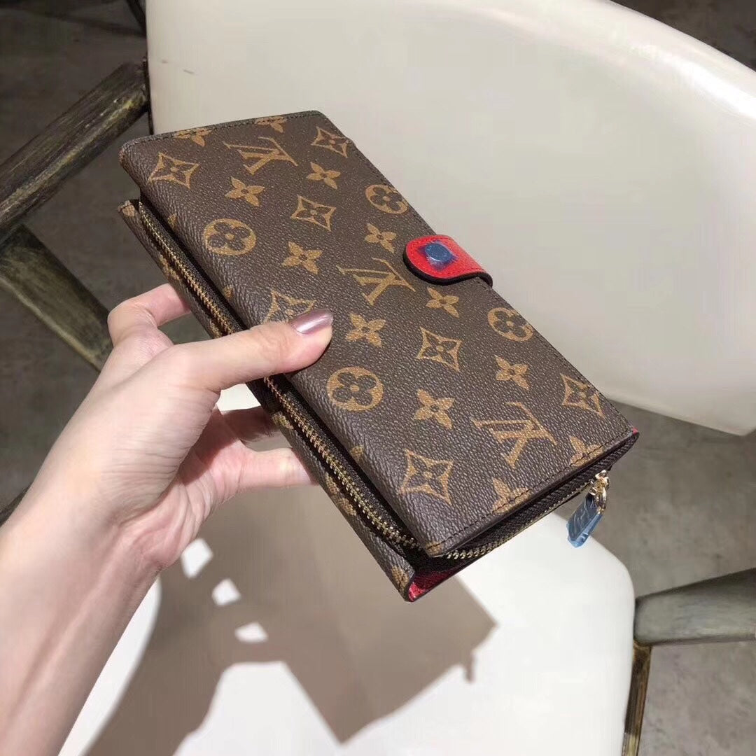 Printed Canvas Edition Zip Coin Purse XCS04199