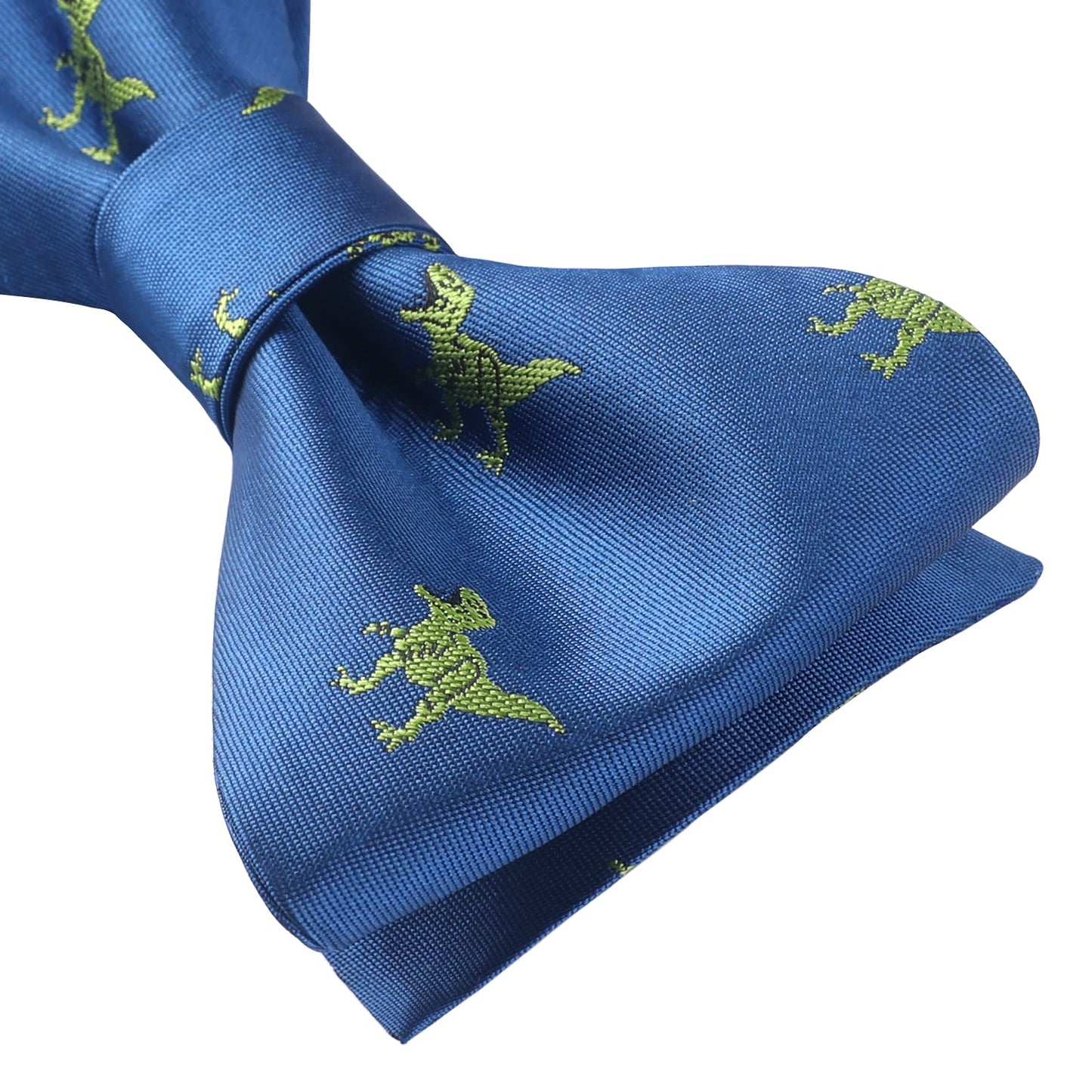 Hisdern Dinasour Blue Animal Bow Tie Accessories Set for Party