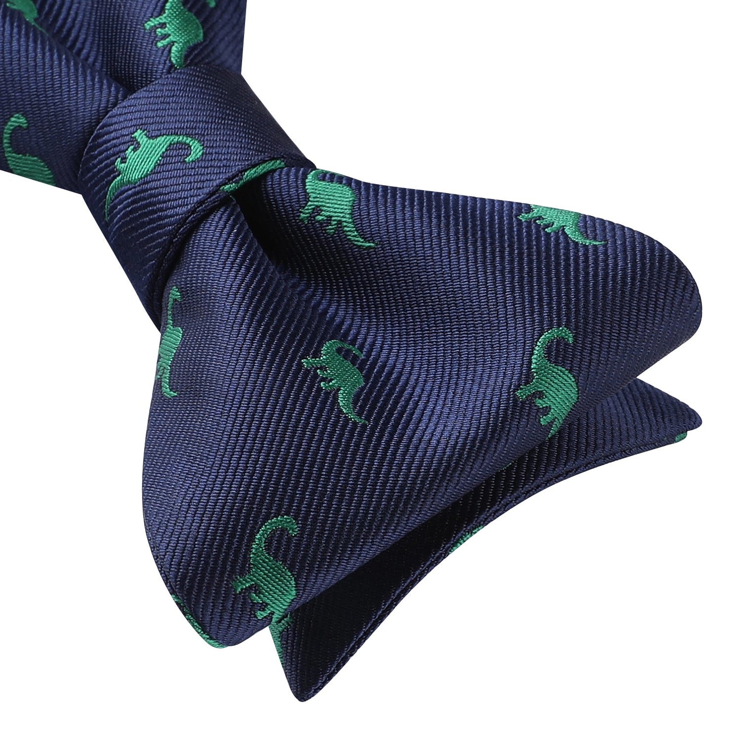 Hisdern Dinasour Navy Blue Animal Bow Tie Accessories Set for Party