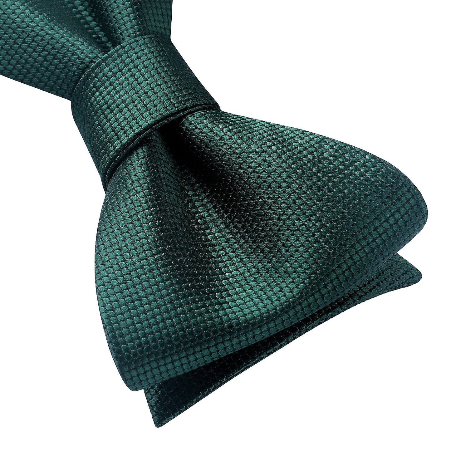 Hisdern Green Plaid Bow Tie Set For Special Occasions