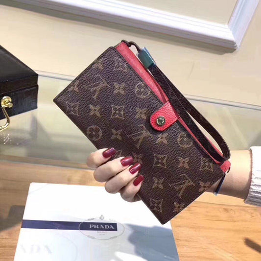 Printed Canvas Edition Zip Coin Purse XCS04199