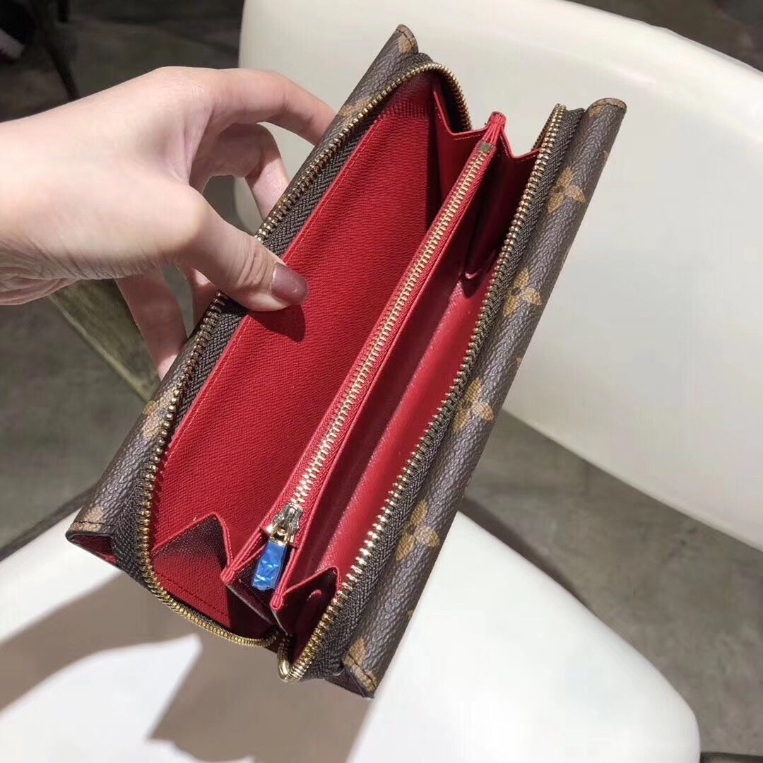 Printed Canvas Edition Zip Coin Purse XCS04199