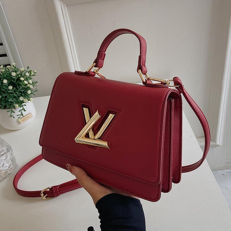 Fashion Litchi Pattern Small Square Bag 1023112824